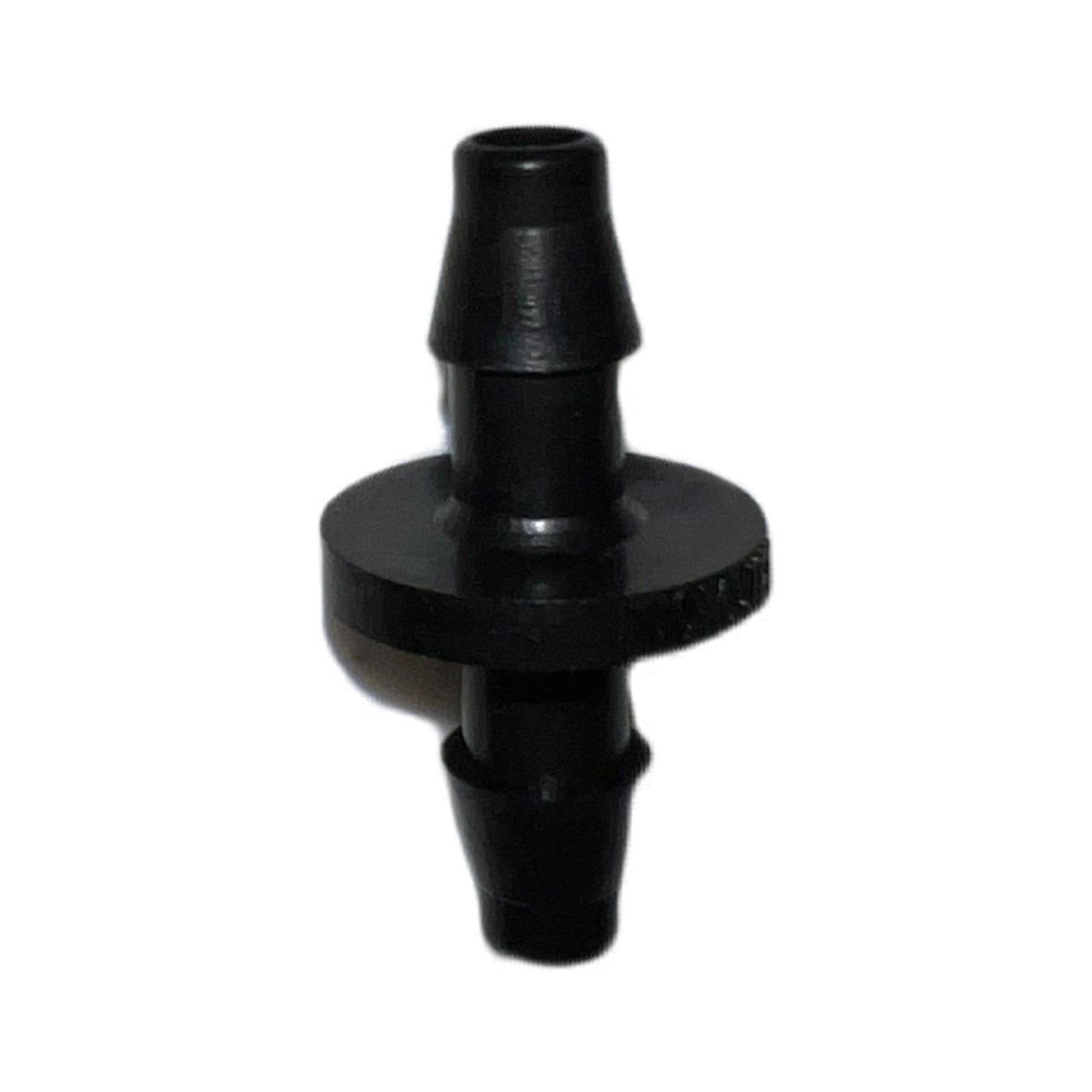 1/4" Black Barbed Coupler (100 pack)