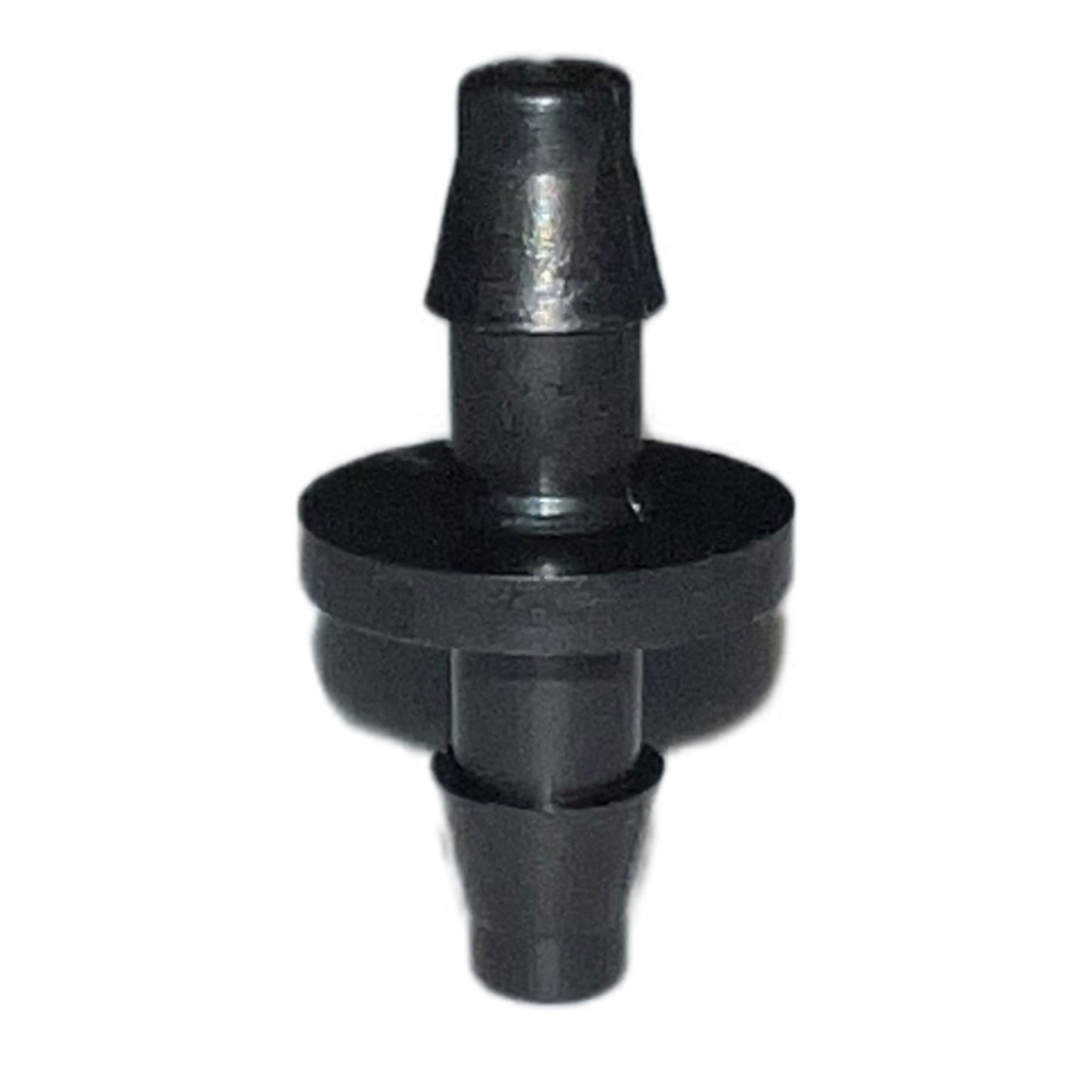 1/4" Black Barbed Coupler (100 pack)