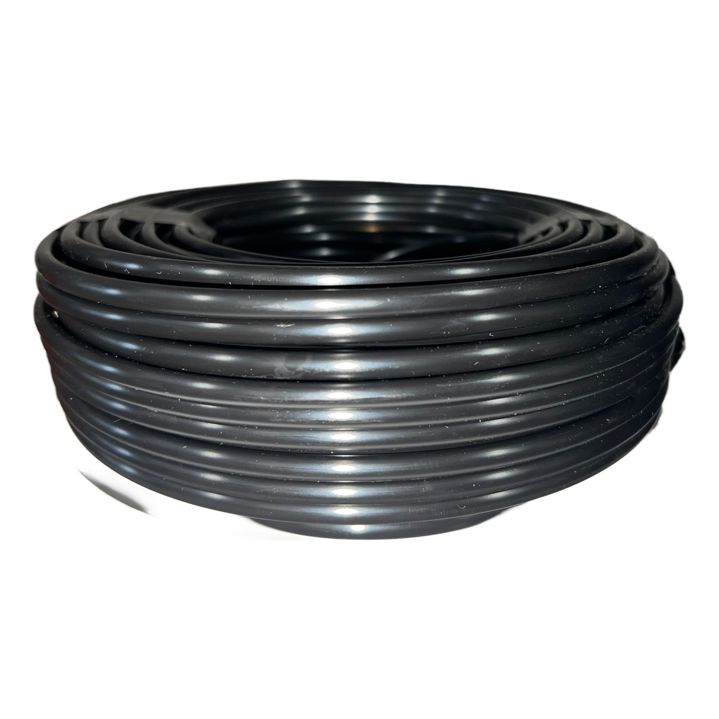 1/8” Poly Tubing (0.125” x 0.185”, Black) - 100' Coil