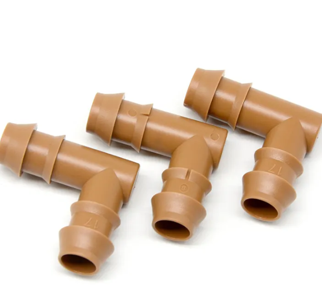 1/2" Barbed Elbow .600" ID (17 mm) (Brown)