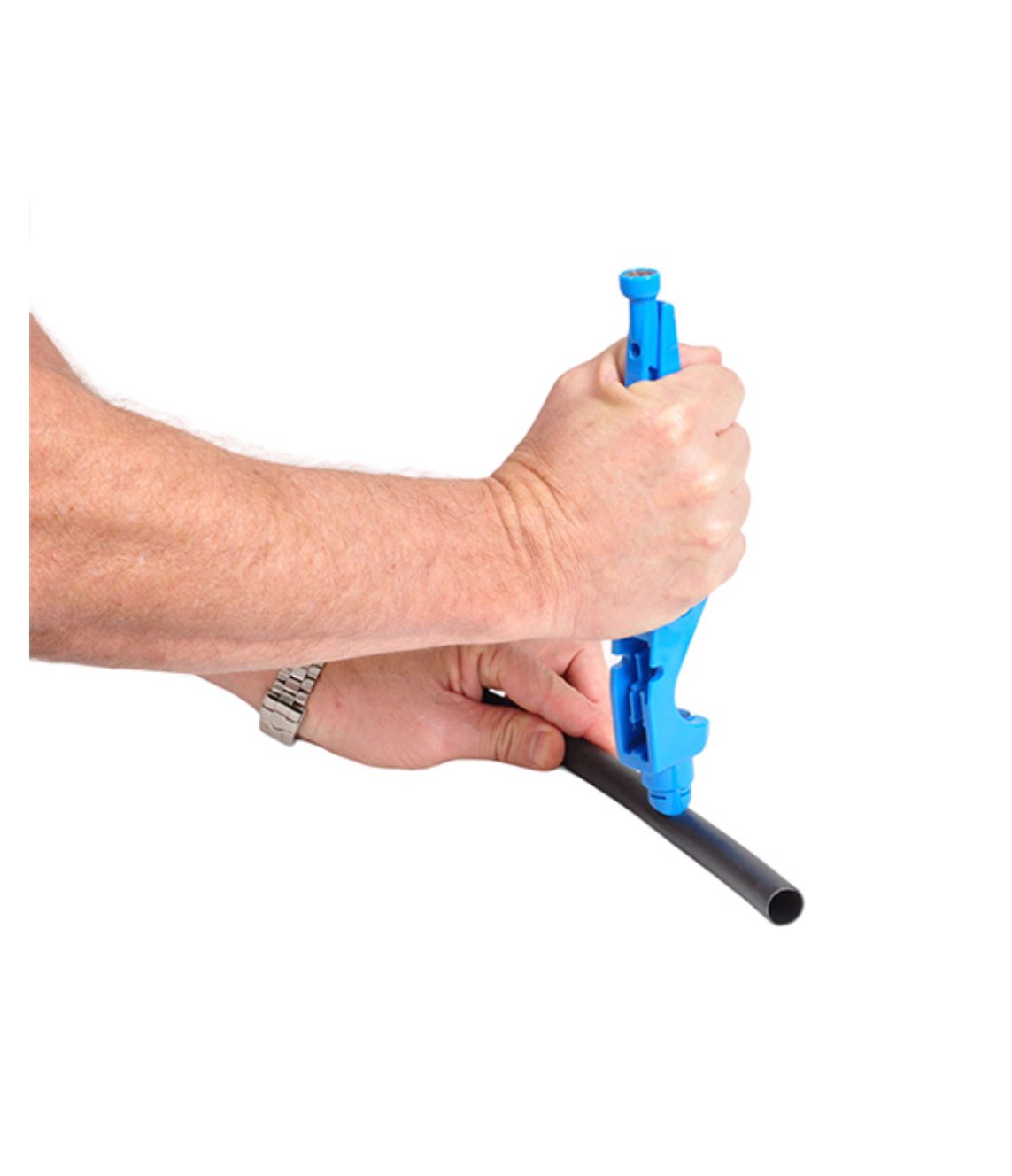 Tubing cutter, punch, & insertion tool (1 Unit) (Blue)