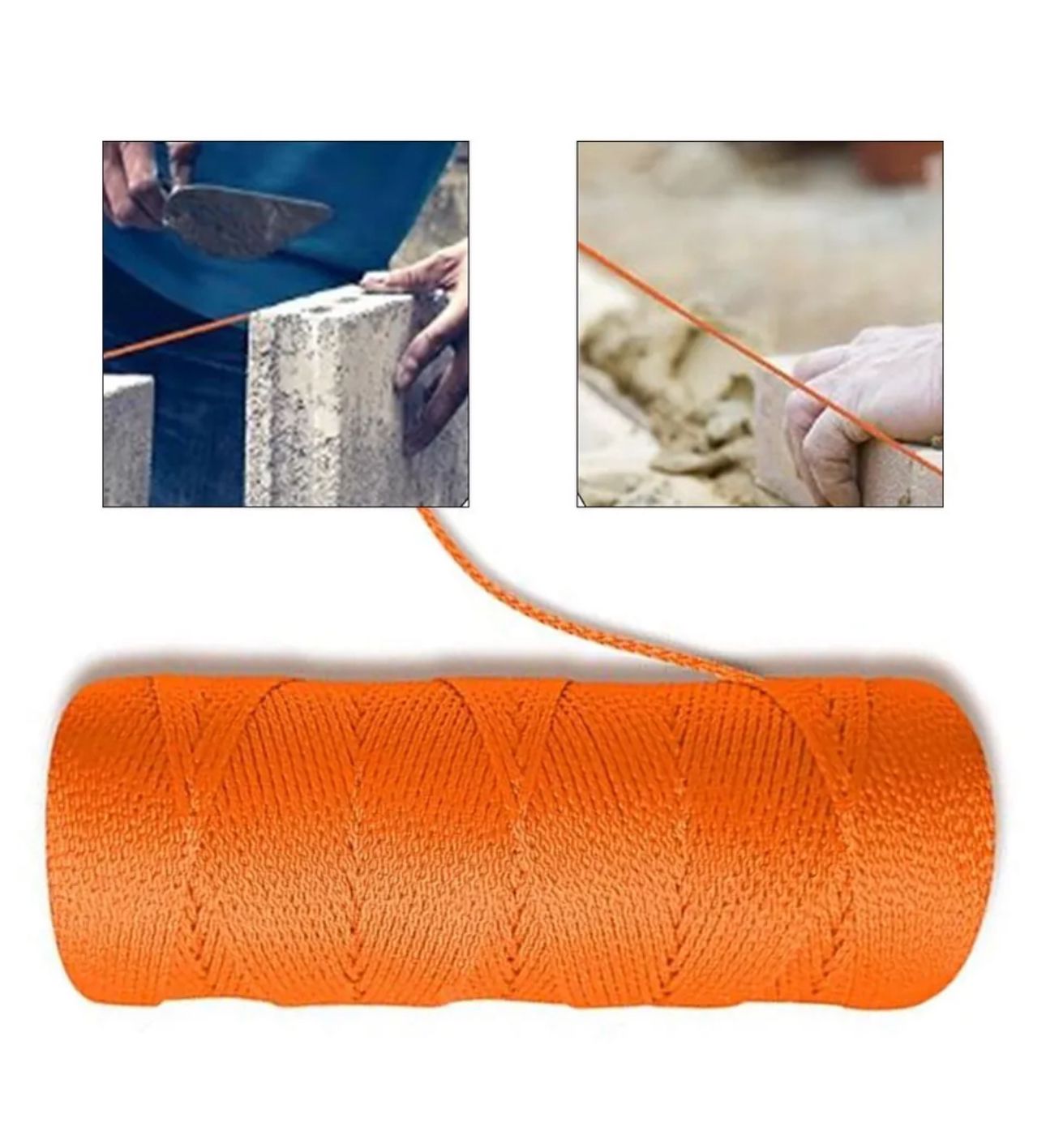 High-Visibility Construction Twine: Orange, 500 ft ( 1 Unit)