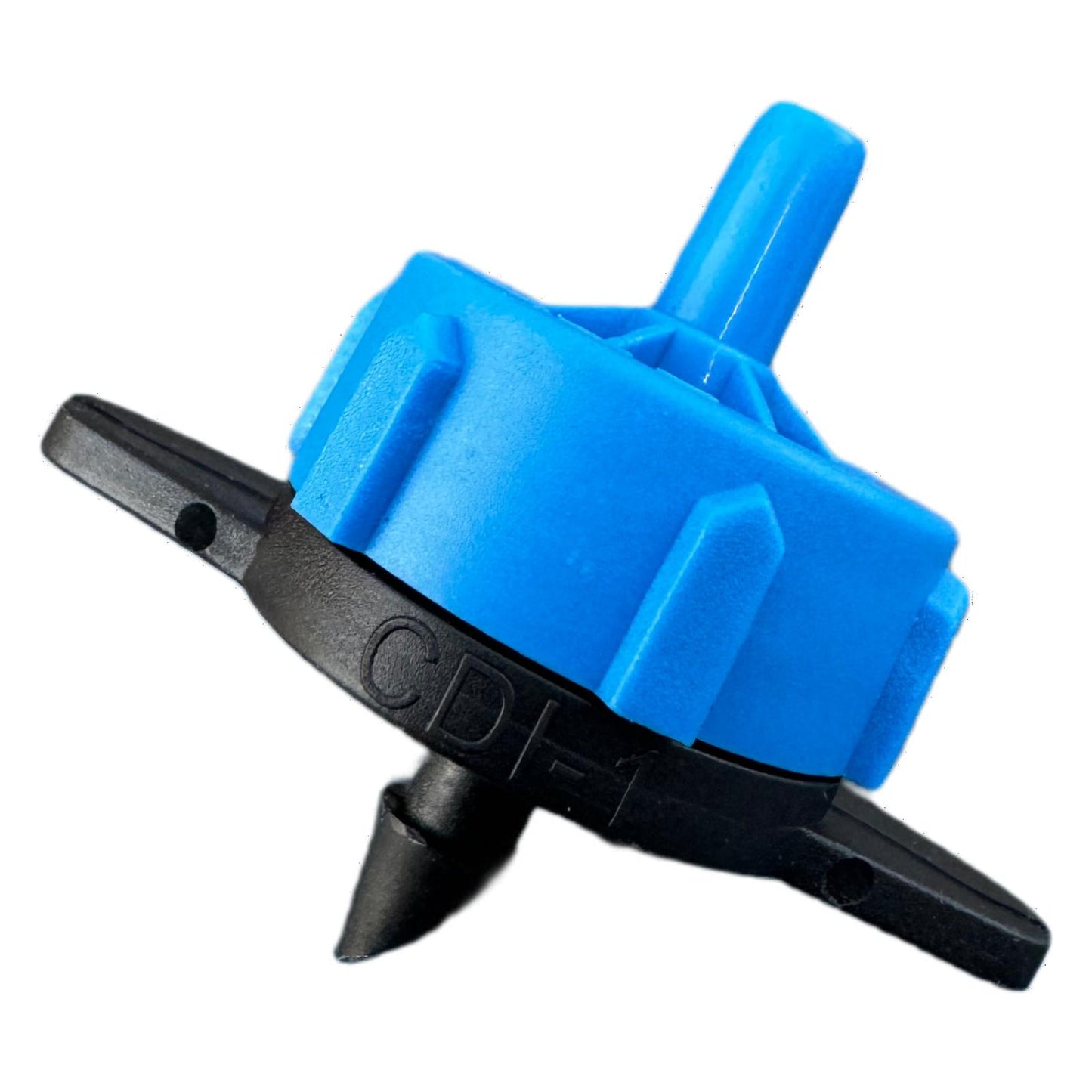 1/4" Pressure Compensating Drip Emitters β 2L/h (Green), 4L/h (Black), 8L/h (Blue)