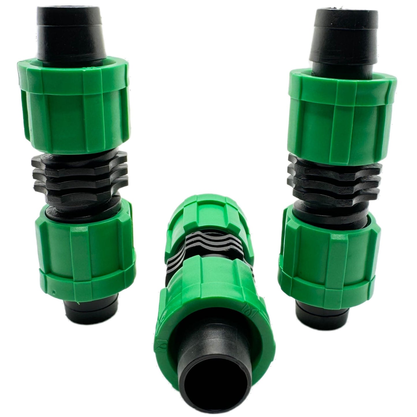 1/2" Drip Irrigation Fittings β Locking Couplings, Elbows & Tees for 16-17mm Tubing (10, 20, or 50 Pack)