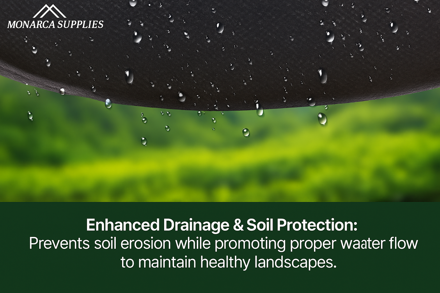 Weed Barrier Fabric 3' x 50' – Heavy-Duty Non-Woven Landscape Fabric