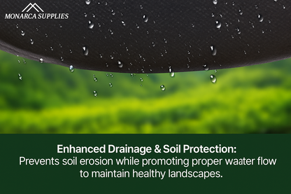 Weed Barrier Fabric 3' x 50' – Heavy-Duty Non-Woven Landscape Fabric