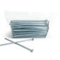 Clavos para césped de 6” galvanizados – Estacas de paisajismo de alta resistencia para césped sintético, césped en rollo y tela para suelo | (Paquete de 70 / 140 / 420 / 1400)