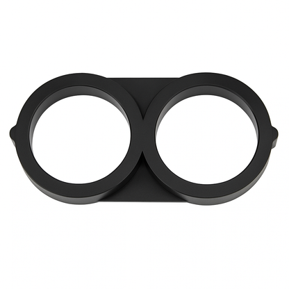 Conectores de púas de 1/2" – Conectores de plástico negro duraderos para riego (0,520" DI / 16 mm) (Paquete de 10)