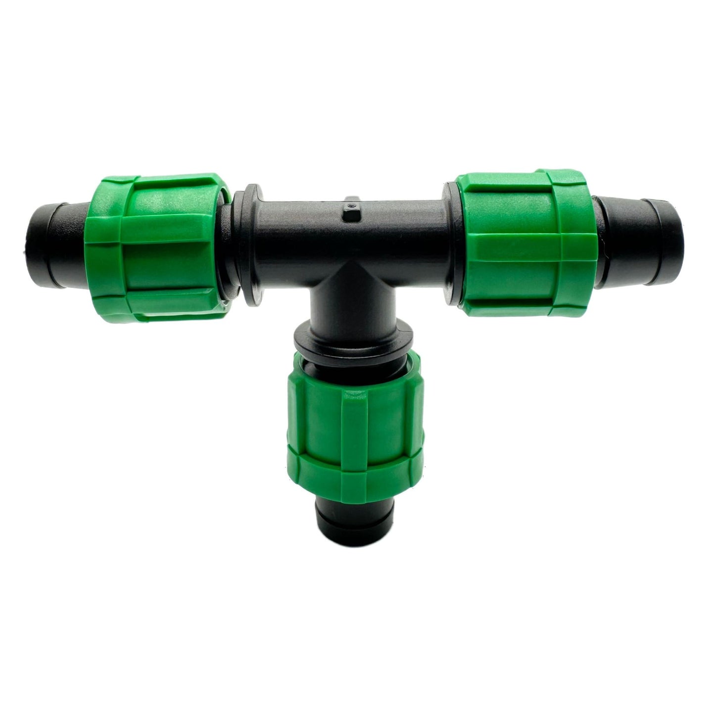 1/2" Drip Irrigation Fittings - Universal Barbed Locking Couplings, Elbows & Tee for 16-17mm Drip Tape & AG Tubing