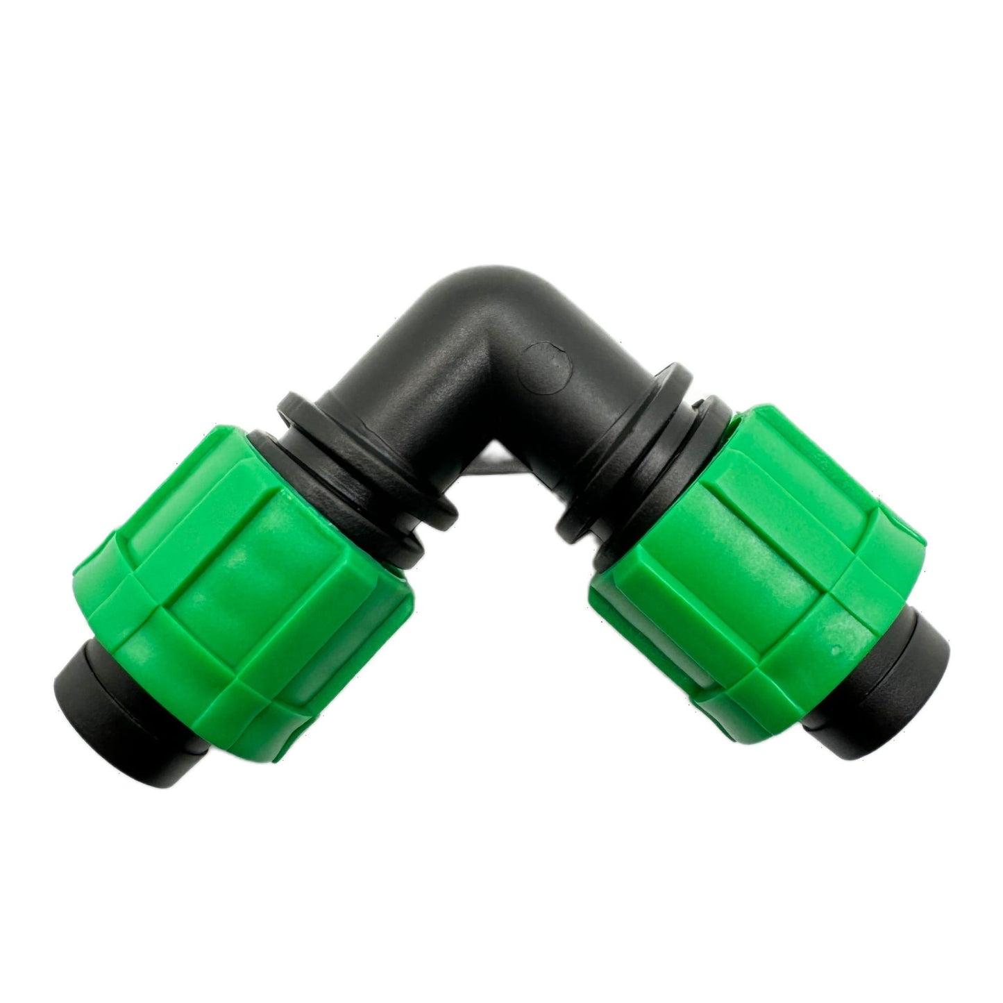 1/2" Drip Irrigation Fittings - Universal Barbed Locking Couplings, Elbows & Tee for 16-17mm Drip Tape & AG Tubing