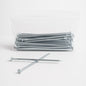 Clavos para césped de 6” galvanizados – Estacas de paisajismo de alta resistencia para césped sintético, césped en rollo y tela para suelo | (Paquete de 70 / 140 / 420 / 1400)