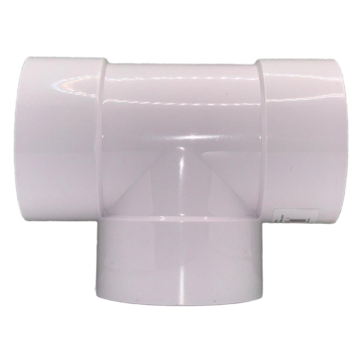 3" PVC Fitting Set for Sewer and Drain Pipes - Includes 90° Elbow and Tee Connector