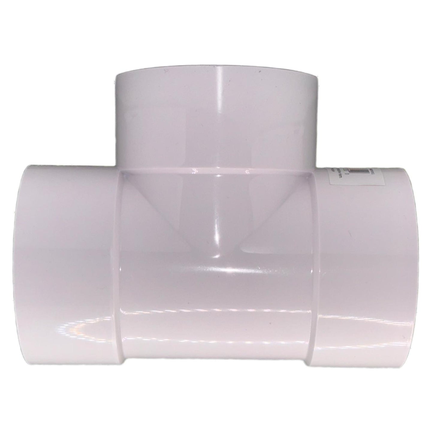 3" PVC Fitting Set for Sewer and Drain Pipes - Includes 90° Elbow and Tee Connector