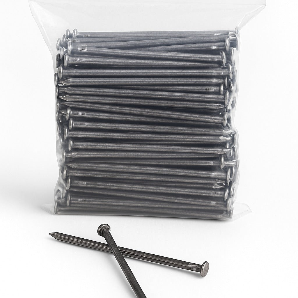 Turf Nails 6” Non-Galvanized – Durable Fasteners and Stakes for Artificial Grass, Landscaping & Ground Cover | (55 / 220 / 550 Pack)