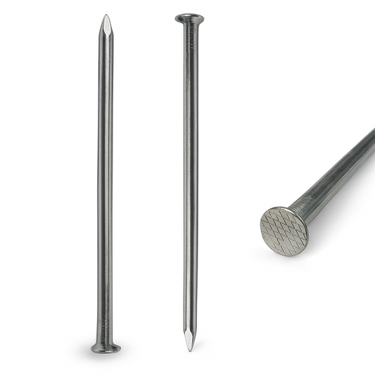 Turf Nails 6” Galvanized – Heavy-Duty Landscaping Stakes for Synthetic Grass, Sod & Ground Fabric | (70 / 140 / 420 / 1400 Pack)